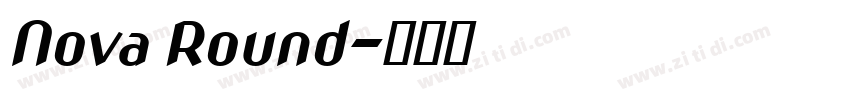Nova Round字体转换